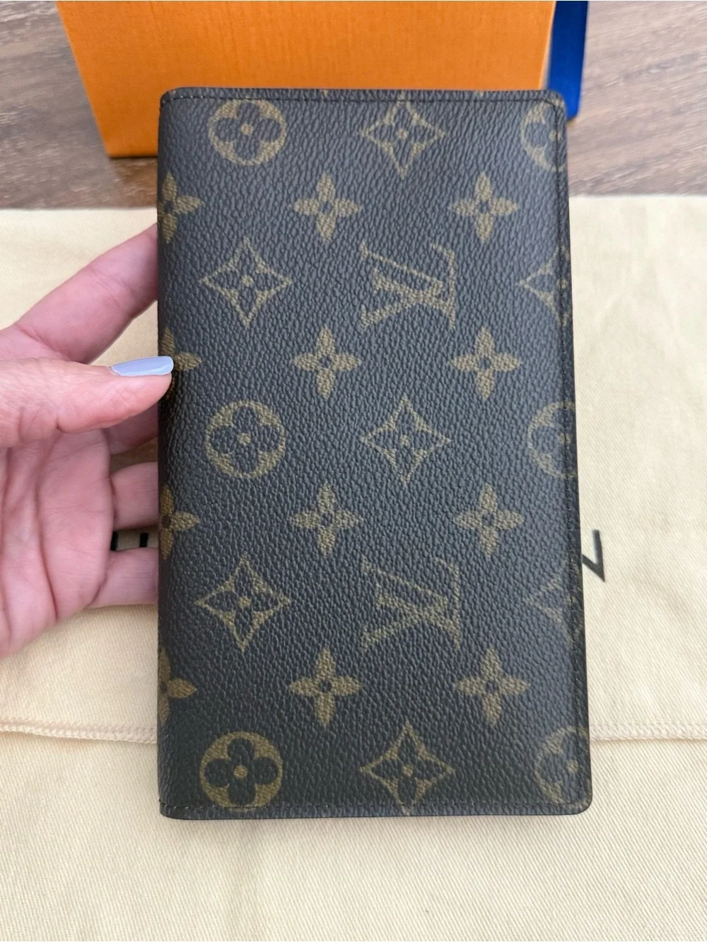 Louis Vuitton Vintage Checkbook / Long Wallet